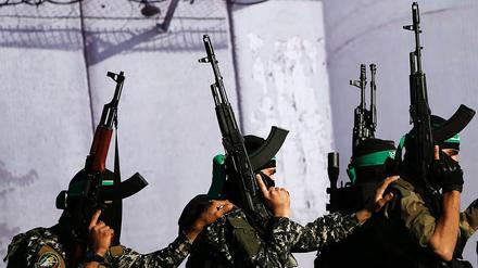 Kämpfer der im Gazastreifen regierenden Hamas.
