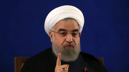 Wiedergewählt: Der iranische Präsident Hassan Ruhani.