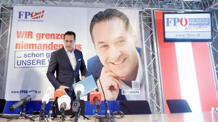 Heinz-Christian Strache, Bundesparteiobmann der rechtsgerichteten Freiheitlichen Partei Österreichs (FPÖ) steht in zwei Wochen auch persönlich zur Wahl. Er kokettiert im Wahlkampf angesichts der vielen Flüchtlinge mit der "Ausgrenzung der Wiener".