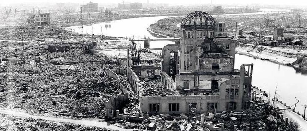 Bis zu 80 000 Menschen starben in Hiroshima in den ersten Stunden nach der Explosion der Atombombe.