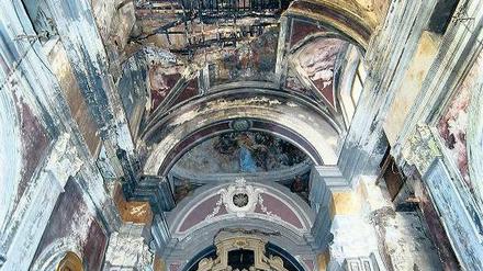 Im Jahr 2012 gab ein Feuer dem maroden „Heiligen Tempel der Scorziata“ den Rest.