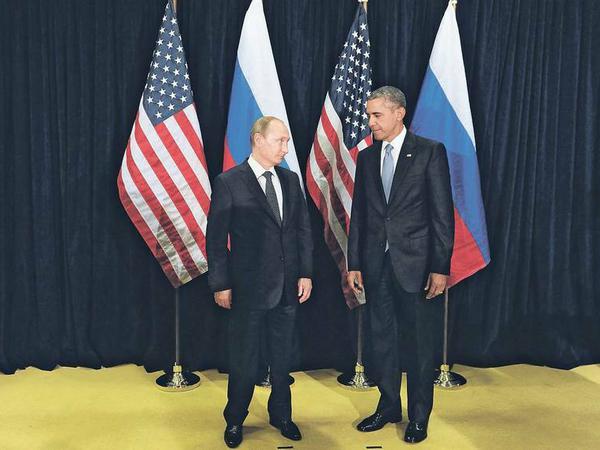 Kremlherr Wladimir Putin und Barack Obama