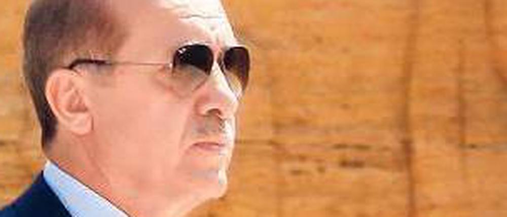 Erwägt Sanktionen gegen Syrien: Der türkische Ministerpräsident Erdogan.