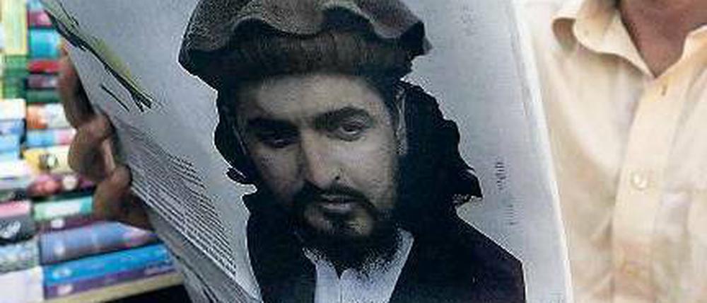 Gezielte Attacke. Pakistans mächtiger Taliban-Anführer Hakimullah Mehsud kam bei einem US-Drohnenangriff ums Leben – kurz bevor er Verhandlungen mit der Regierung in Islamabad aufnehmen wollte. Foto: Bilawal Arbab/dpa