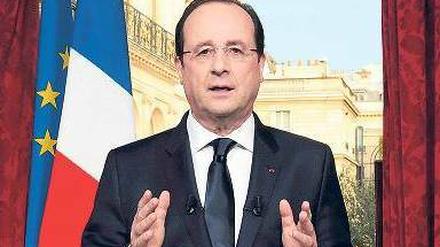 Präsident François Hollande möchte die Brüsseler Sparvorgaben lockern.