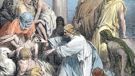 Lahme und Kranke hat Jesus der Bibel zufolge häufig geheilt. 