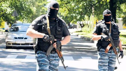 Kampfbereit: Im Osten der Ukraine gibt es wieder heftige Auseinandersetzungen zwischen prorussischen Separatisten und