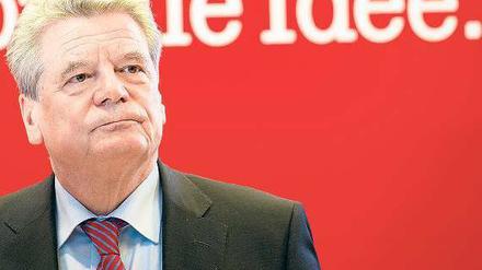 Angestrengt. Joachim Gauck zweifelt an der Regierungsfähigkeit der Linkspartei.