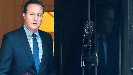 Auf dem Weg nach Brüssel. David Cameron verlässt am Donnerstag seinen Londoner Amtssitz. 