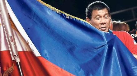 Der Scharfmacher. Rodrigo Duterte gibt sich als Kämpfer für Recht und Ordnung.