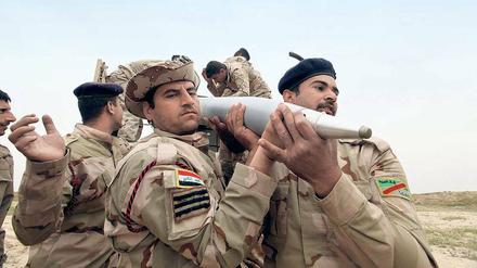 Auf dem Vormarsch. Irakische Einheiten konnten in den vergangenen Wochen die IS-Terrormiliz zurückdrängen.