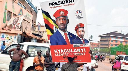 Kaum eine Chance, aber er will sie nutzen: Herausforderer Bobi Wine. 