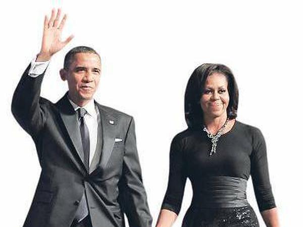 Zu seinem Amtsantritt wurden sie als Glamourpaar gefeiert: Barack und Michelle Obama.