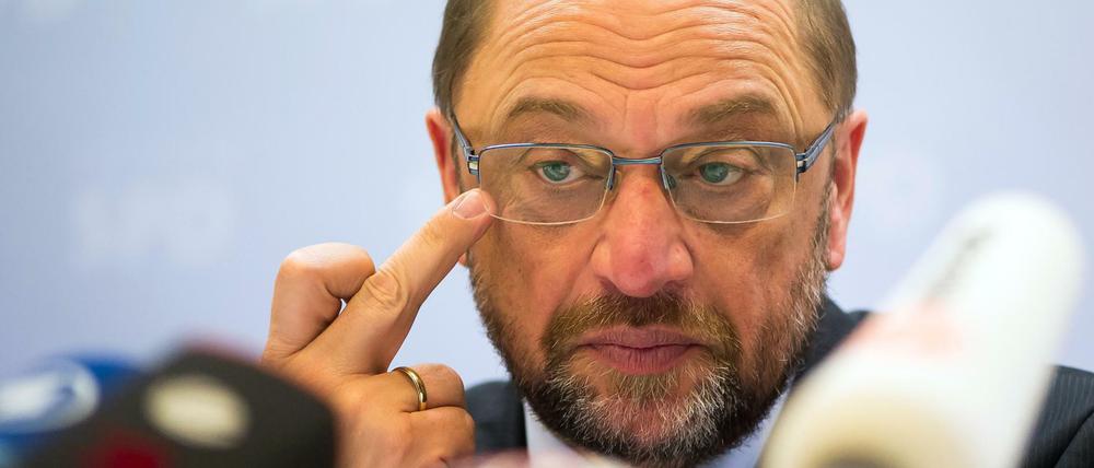 Unter Zugzwang: SPD-Kanzlerkandidat Martin Schulz.