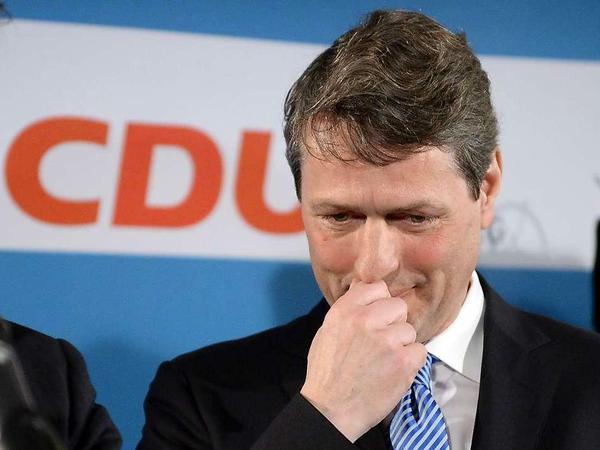 CDU-Spitzenkandidat Dietrich Wersich erreicht historischen Tiefstand für seine Partei.