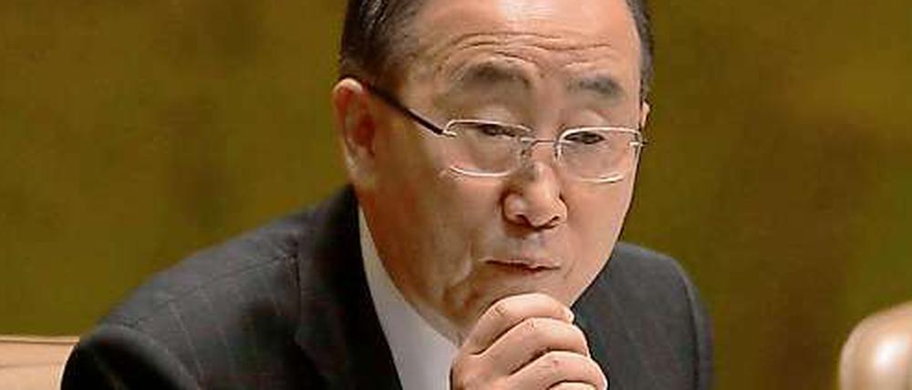 Ban Ki Moon findet inzwischen klare Worte.