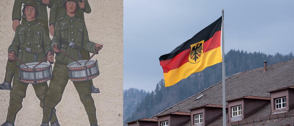 Die Bundeswehr, hier die Hochstaufen-Kaserne in Bad Reichenhall, hat in den vergangenen Jahren 18 Rechtsextremisten entlassen.