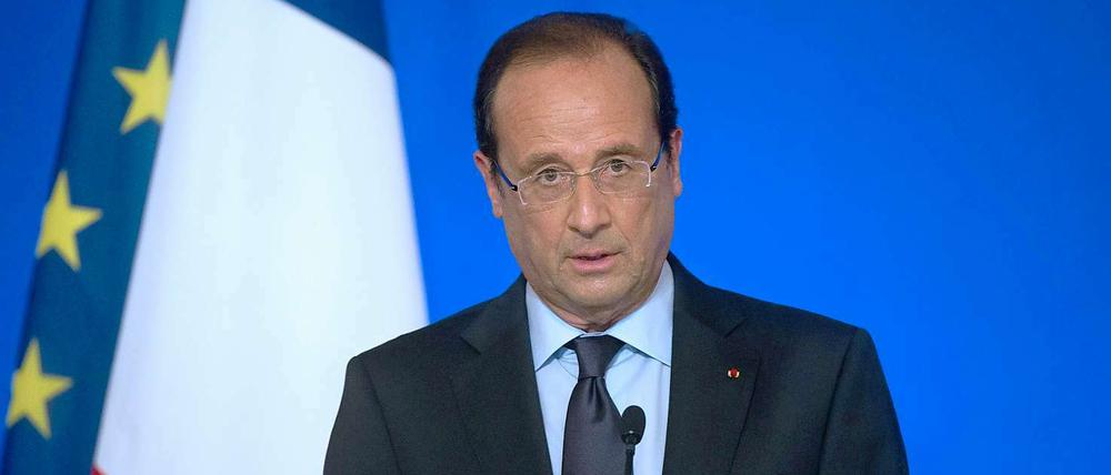 Frankreichs Präsident Hollande verschärft den Ton gegenüber dem Regime in Damaskus.