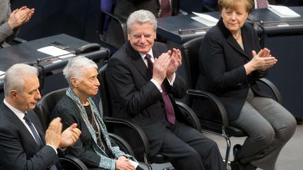 Viel Beifall erhielt die Holocaust-Überlebende Ruth Klüger für ihre Rede im Bundestag.