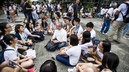 In den Park statt in den Hörsaal: Hongkongs Studenten im Streik