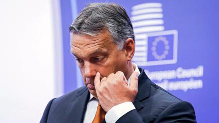 Ungarns Ministerpräsident Viktor Orban in Brüssel