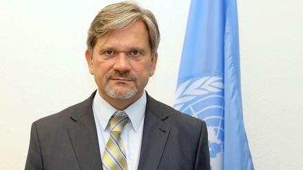 Dominik Bartsch koordiniert die Flüchtlingshilfe des UNHCR im Irak.
