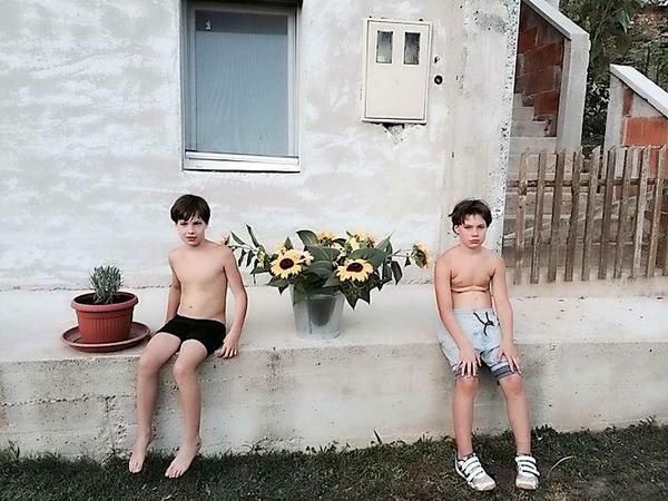 Vincent und Constantin im Sommerurlaub in Kroatien