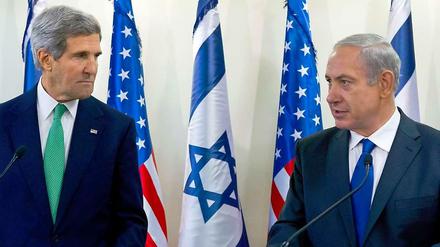 Verbündet: John Kerry – hier bei seinem Besuch in Jerusalem mit Benjamin Netanyahu.