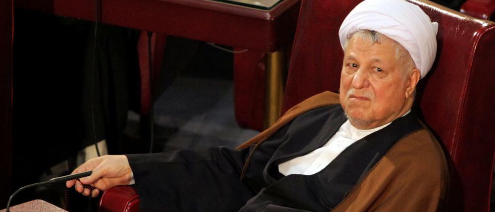 Akbar Haschemi Rafsandschani im Jahr 2013. Der ehemalige iranische Präsident ist im Alter von 82 Jahren gestorben. 