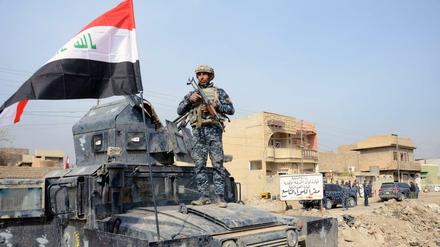 Irakische Truppen nahe Mossul 