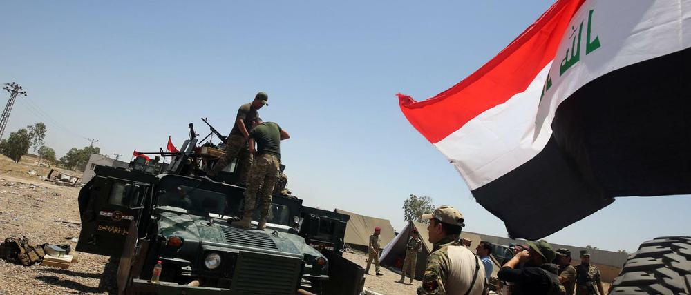 Die irakische Armee will die Stadt Falludscha aus den Händen des IS befreien. 