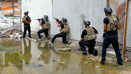 Tut der Westen genug gegen der Terror der Isis? Das Bild zeigt irakische Spezialkräfte bei einem Einsatz gegen die Dschihadisten. 