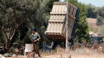 Mithilfe des Luftabwehr-Systems Iron Dome versucht Israel, sich vor Angriffen zu schützen.