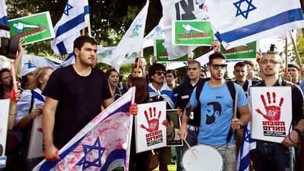 Wochenlang haben Angehörige isralischer Terroropfer vor dem Parlament gegen die Freilassung von Palästinensern aus israelischer Haft demonstriert. 