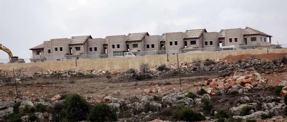 Israel treibt gegenwärtig den Siedlungsbau im Westjordanland voran.