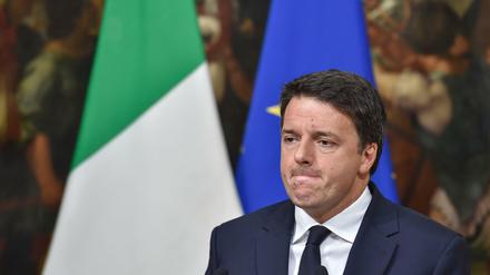 Die Umfragewerte sehen nicht gut aus für Italiens Premier Matteo Renzi. 