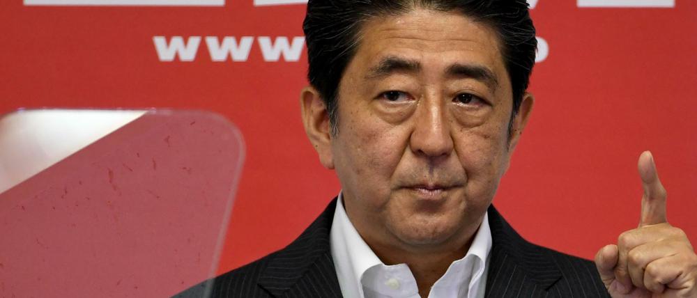 Shinzo Abe, japanischer Regierungschef hat drastische Geldmaßnahmen angekündigt.