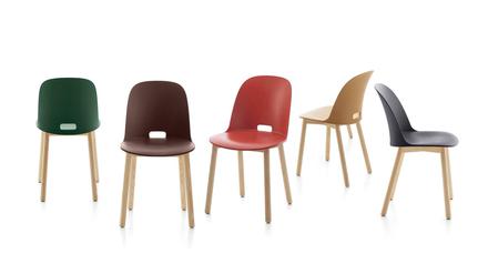 Pariser Brasseriestühle inspirierten Morrison zu dem "Alfi Chair" für den US-amerikanischen Hersteller Emeco.