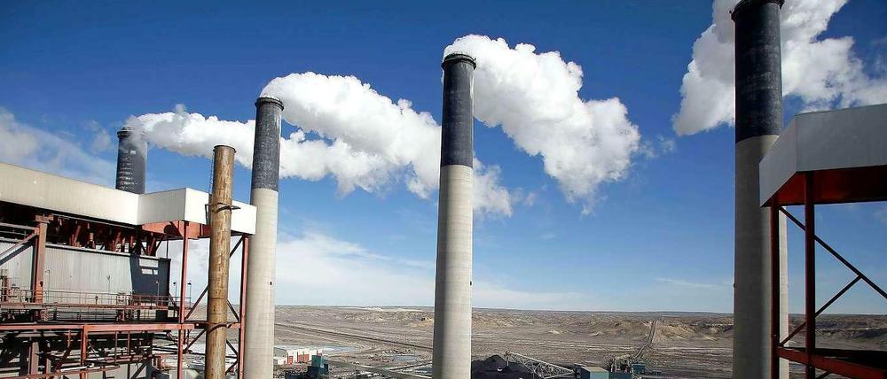 Ein Kohlekraftwerk in Wyoming. In diesem Bundesstaat wird mehr Kohle gefördert als irgendwo sonst in den USA. 
