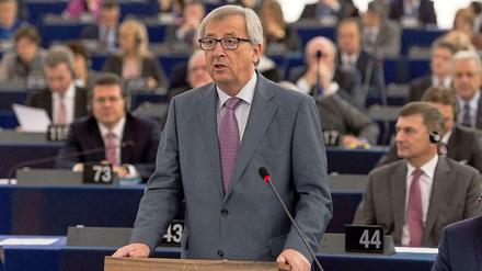 EU-Kommissionschef Jean-Claude Juncker stellt am Dienstag vor dem EU-Parlament das Arbeitsprogramm der Brüsseler Behörde für 2015 vor.