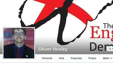 Oliver Healey hasst die EU schon, seit er 14 ist.