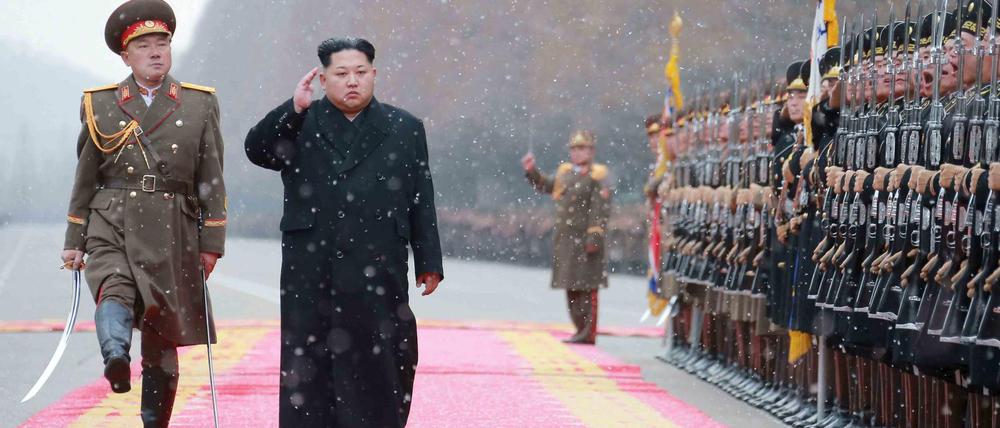 Nordkoreas Diktator Kim Jong Un setzt auf militärische Aufmerksamkeit