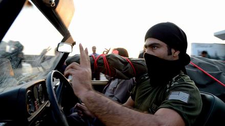 Sie wollen Kobane vor dem IS verteidigen: Peschmerga-Kämpfer an der türkisch-irakischen Grenze