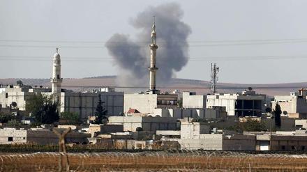 Umkämpfte nordsyrische Stadt Kobane: Der "Islamische Staat" lockt Dschihadisten aus ganz Europa