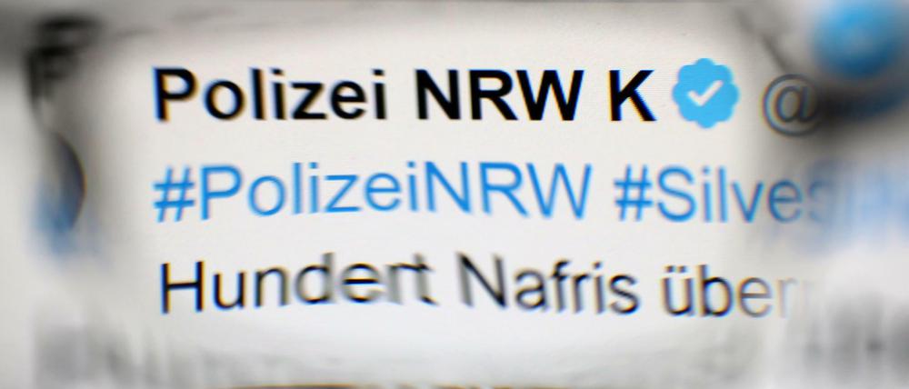 Tweet mit Folgen. Den Begriff "Nafri" will die Kölner Polizei noch verwenden - aber nur intern.