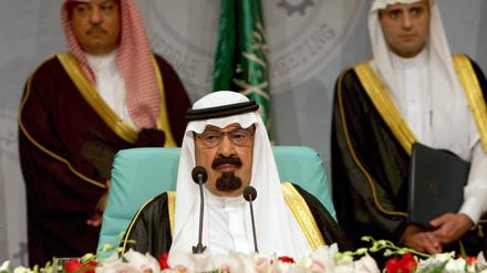 Der saudische König Abdullah.