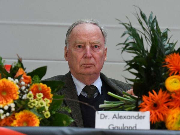 Der scheidende Parteivorsitzende Alexander Gauland. 
