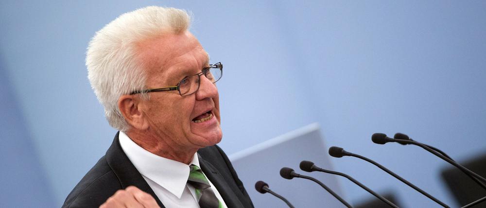 Der baden-württembergische Ministerpräsident Winfried Kretschmann signalisiert vor dem Flüchtlingsgipfel Kompromissbereitschaft