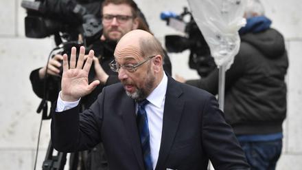 Einer der großen Akteure im kleinen Drama: Martin Schulz, SPD. 