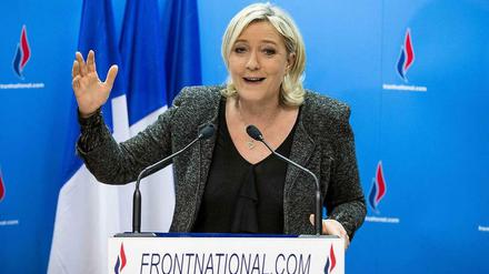 Die Vorsitzende der Front National, Marine Le Pen.